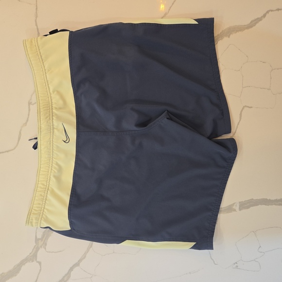 Nike Mens Drawstring Swim Trunks Blue Gray Green Size XL - Picture 5 of 9